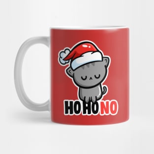 Ho Ho No Christmas Cat Mug